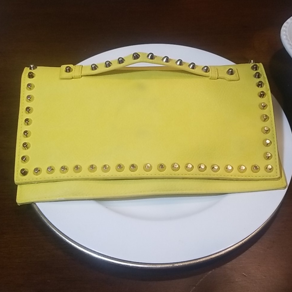 Yellow Spike Purse